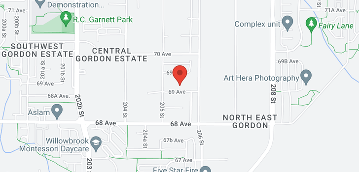 map of 20535 69 AVENUE